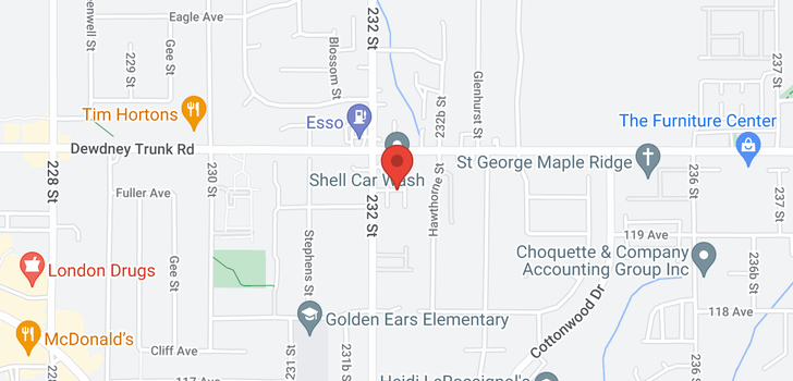 map of 29 11950 232ND STREET